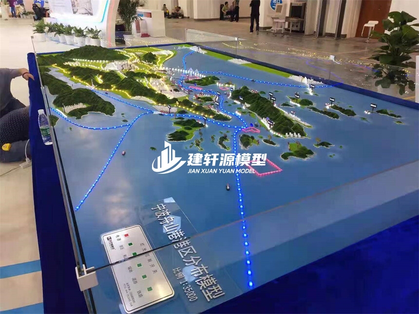 君山地形地貌模型