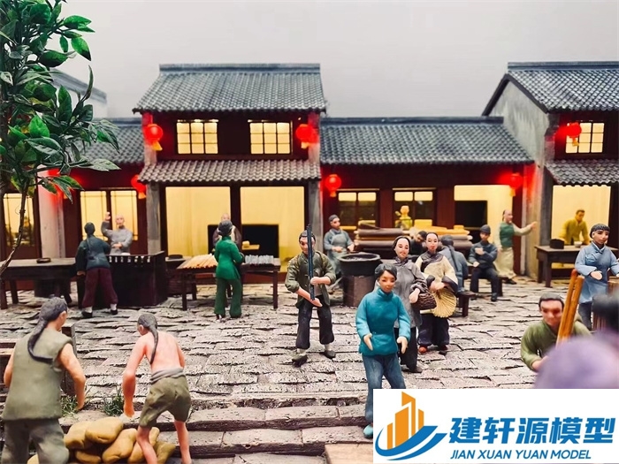 君山香市微缩模型