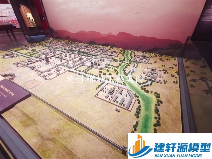君山微缩模型法门寺