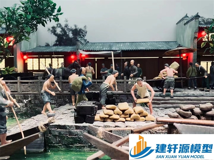 君山博物馆江南水乡模型