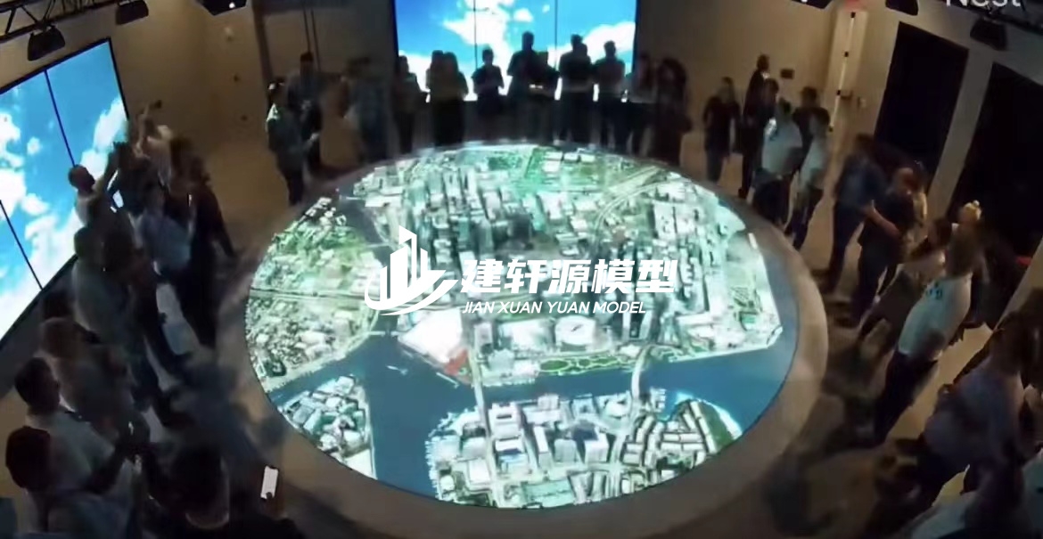 君山投影沙盘模型定制