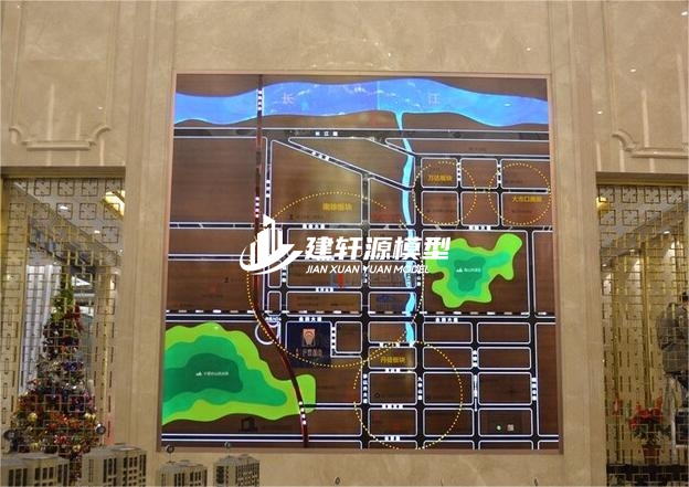 君山区域壁挂模型