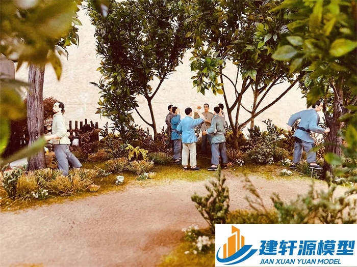 君山径山·中共临余工委建立场景模型